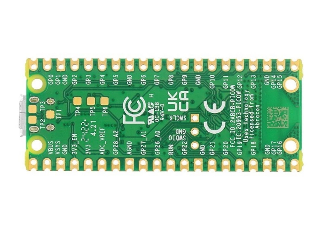  Контроллер Raspberry Pi Pico Wi-Fi (Без ног) для Arduino ардуино