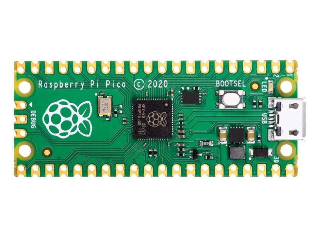  Контроллер Raspberry Pi Pico (без ног) для Arduino ардуино