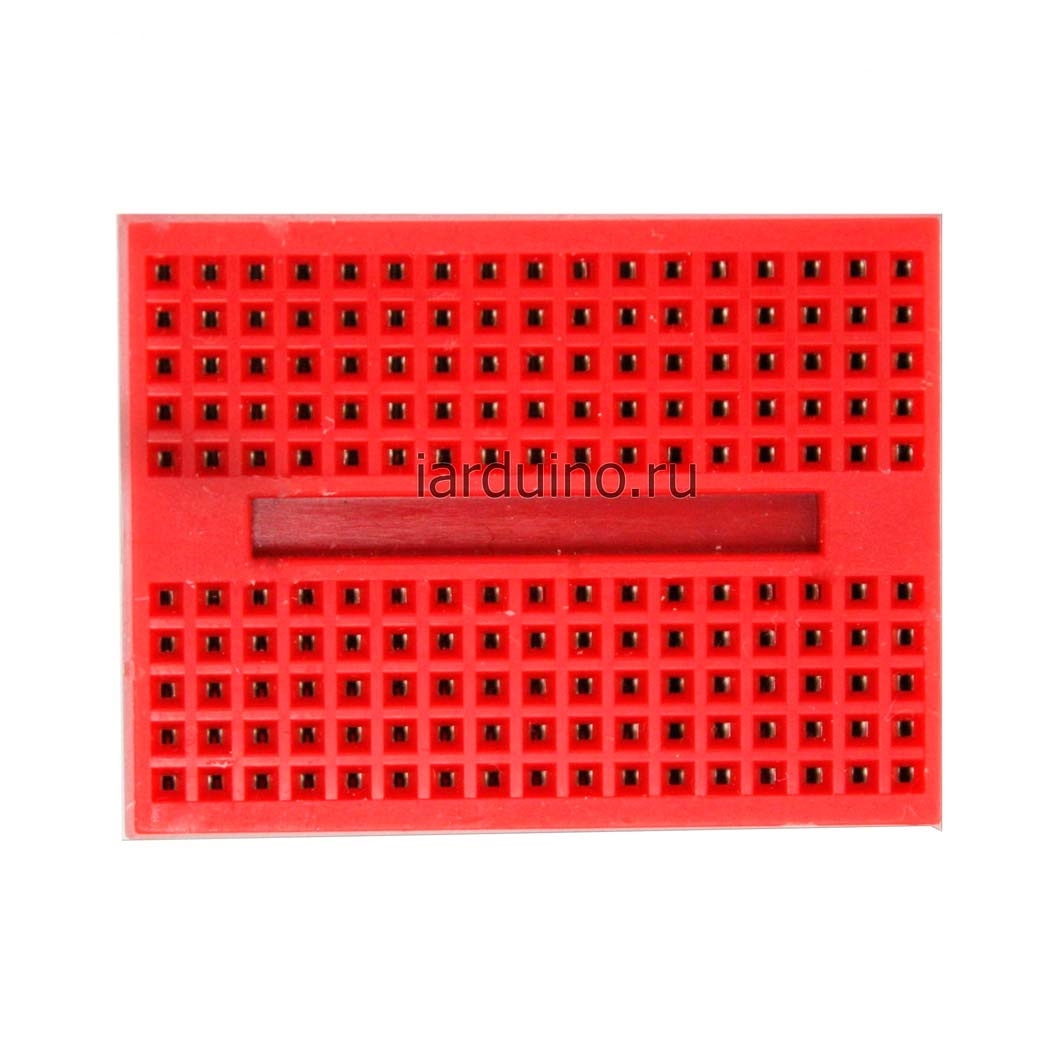  Breadboard Mini (170 точек / красный) для Arduino ардуино