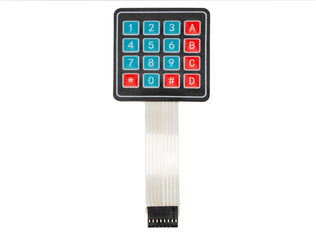  Эластичная клавиатура 4 x4 кнопки для Arduino ардуино