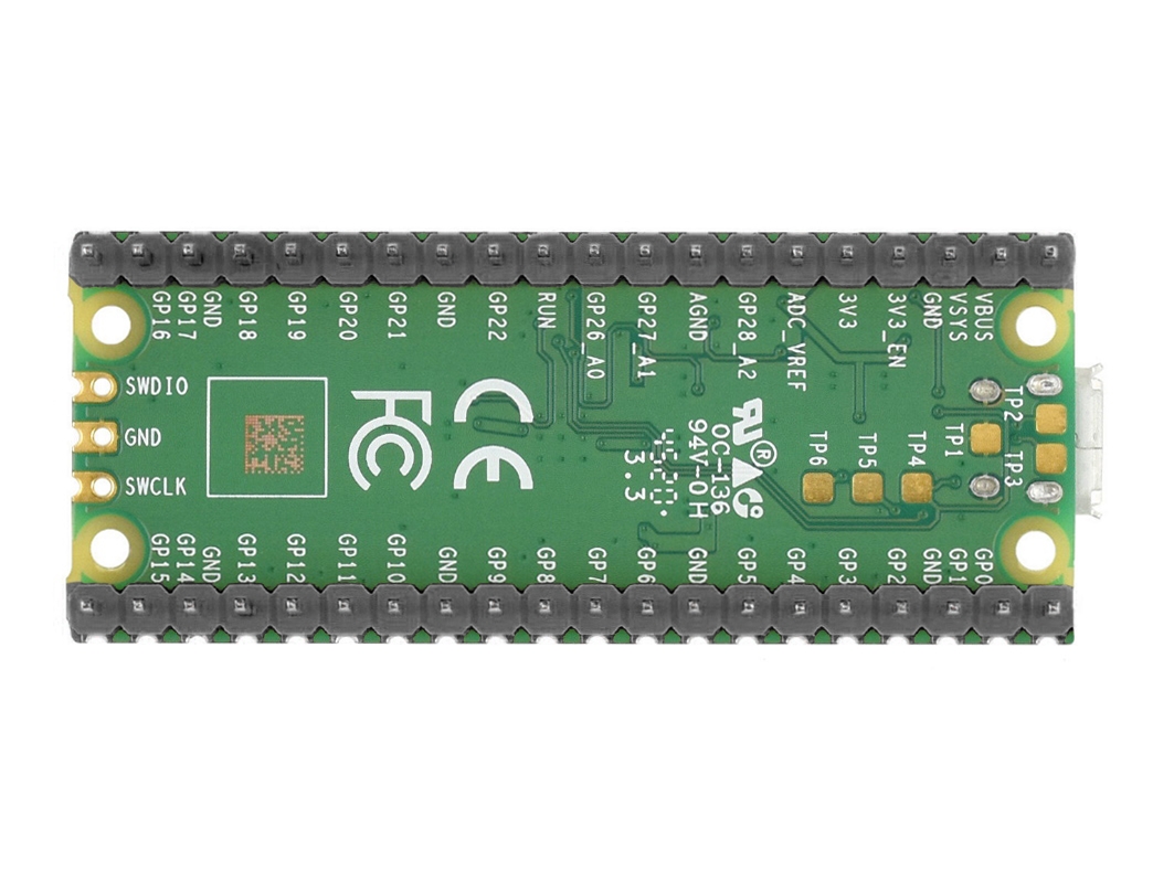  Контроллер Raspberry Pi Pico (с ногами) для Arduino ардуино