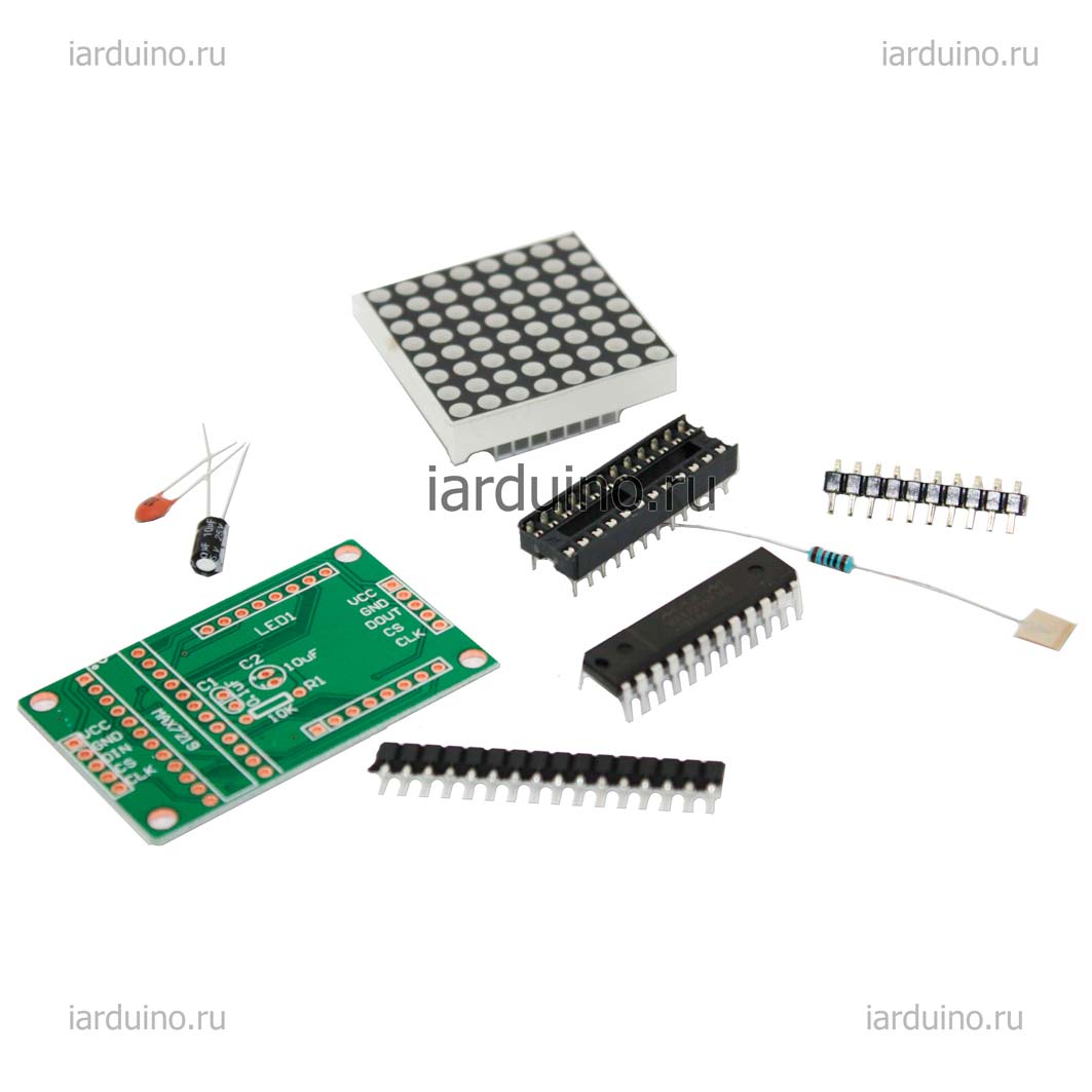 Купить Модуль матрицы KIT 8x8 (Сделай сам) Arduino/ESP/Raspberry Pi ...