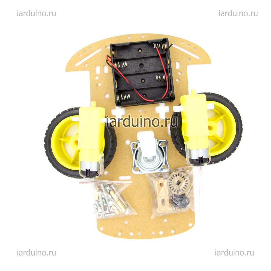  Шасси автомобиля Smart (Двухколесный)  для Arduino ардуино
