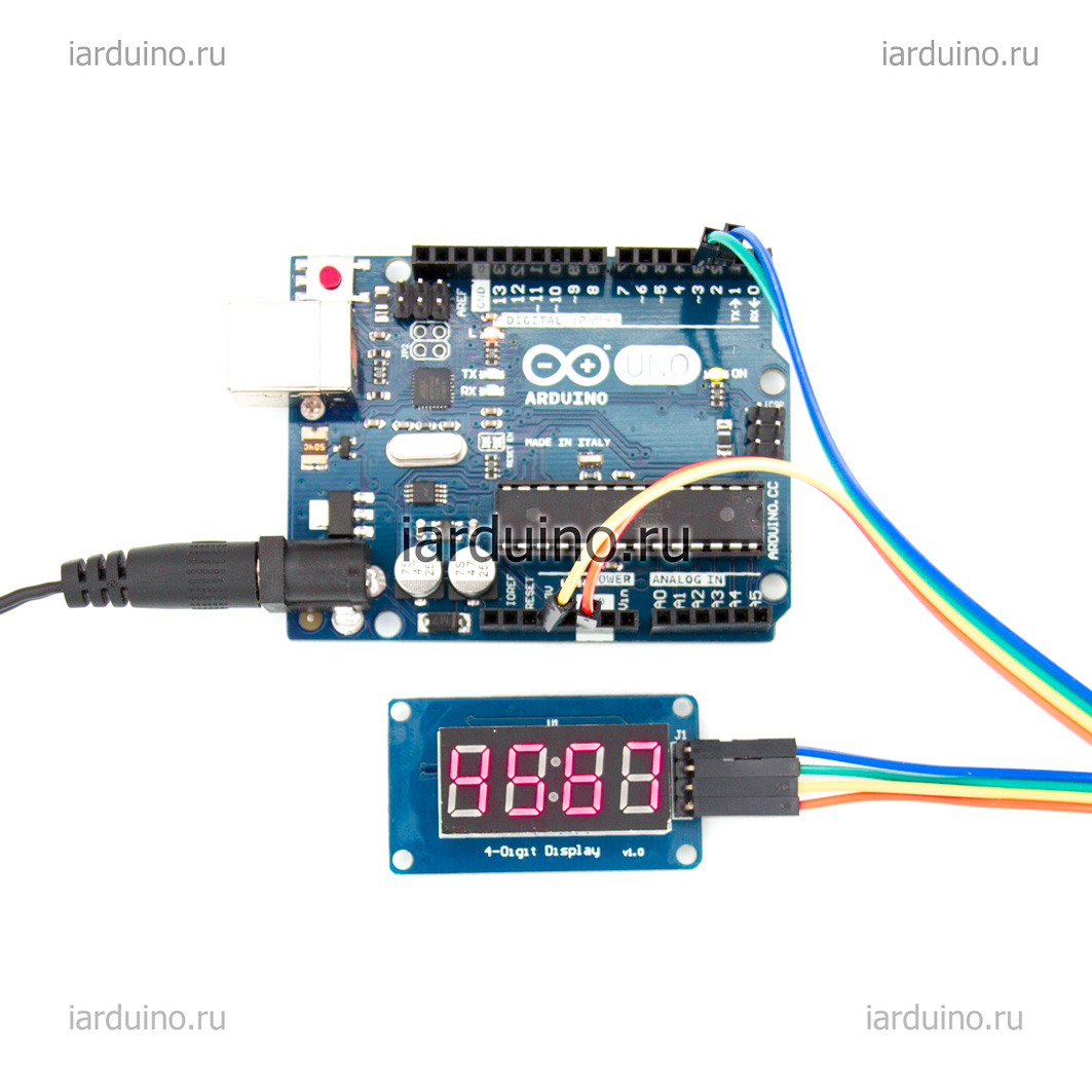  4-сегментный дисплей для Arduino ардуино