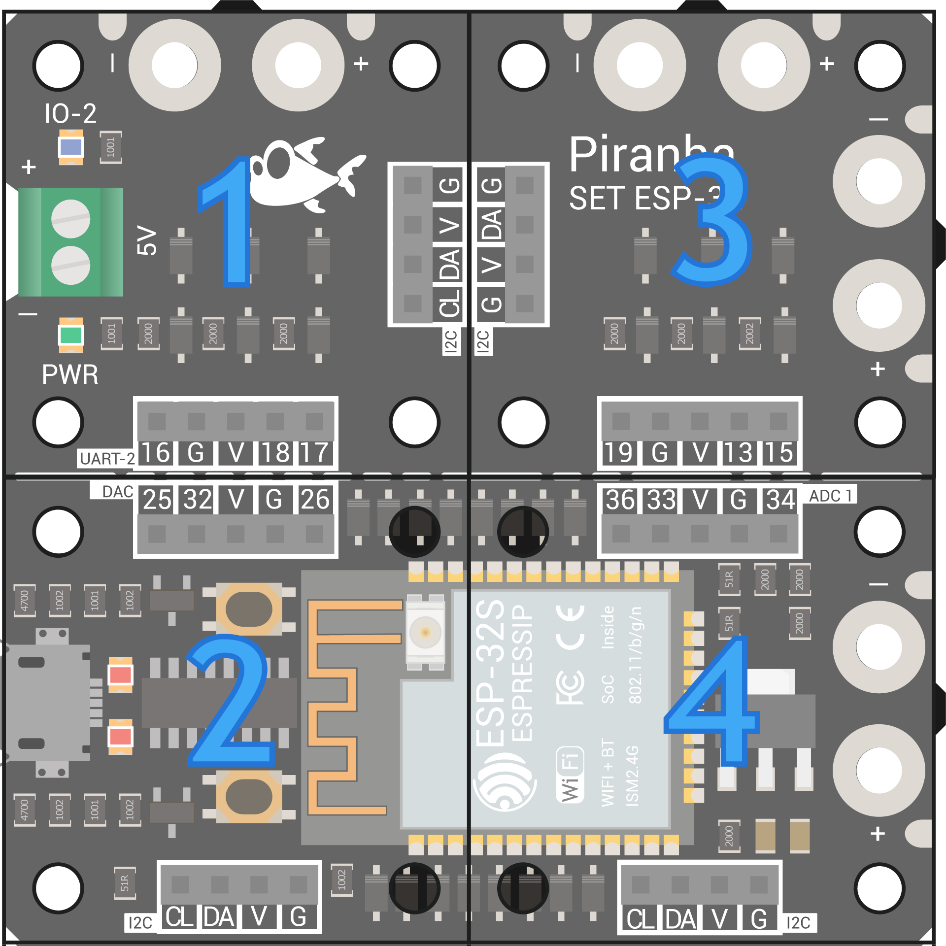 Piranha Set ESP32 Info 2