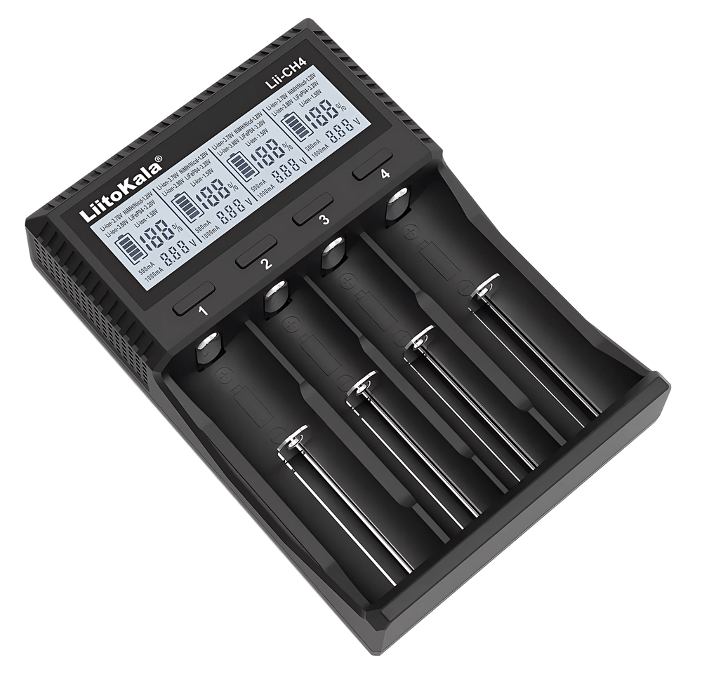 Battery Charger LiItoKala Lii CH4 Info 1 Battery Charger LiItoKala Lii CH4 Info 1