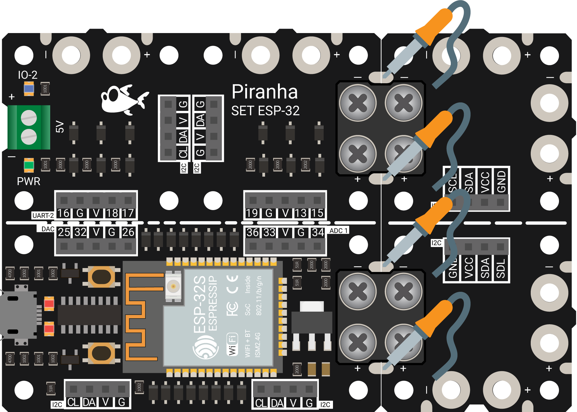 Piranha Set ESP32 Wiring 5