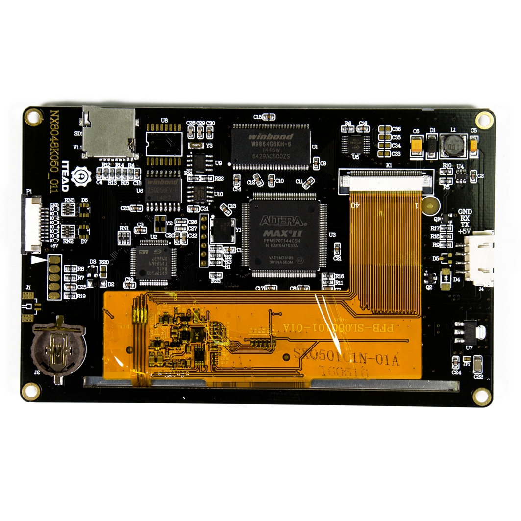  Цветной сенсорный дисплей Nextion Enhanced 5” / 800×480 для Arduino ардуино