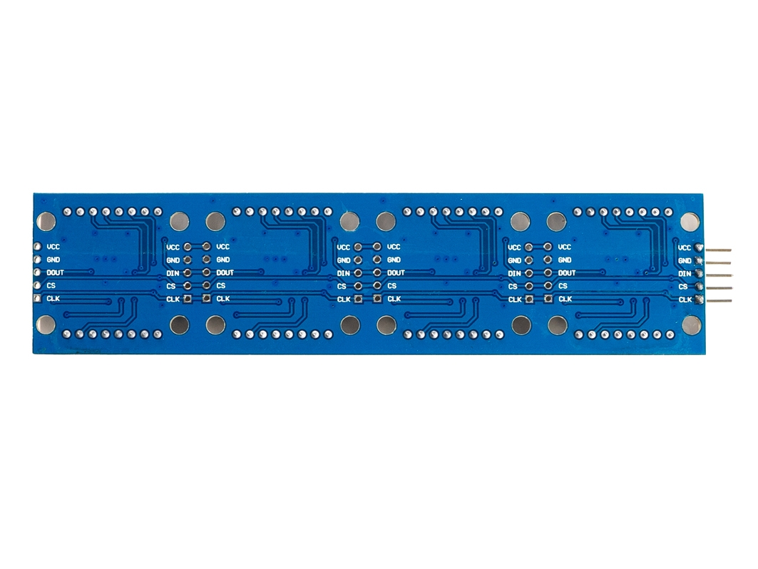  Светодиодная матрица 32×8 (Зелёная / MAX7219) для Arduino ардуино