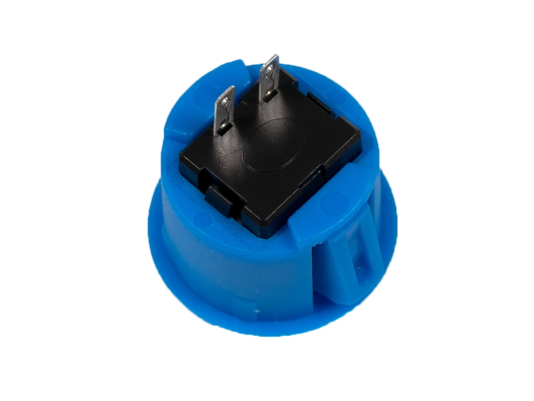  Кнопка аркадная 24мм, синяя для Arduino ардуино