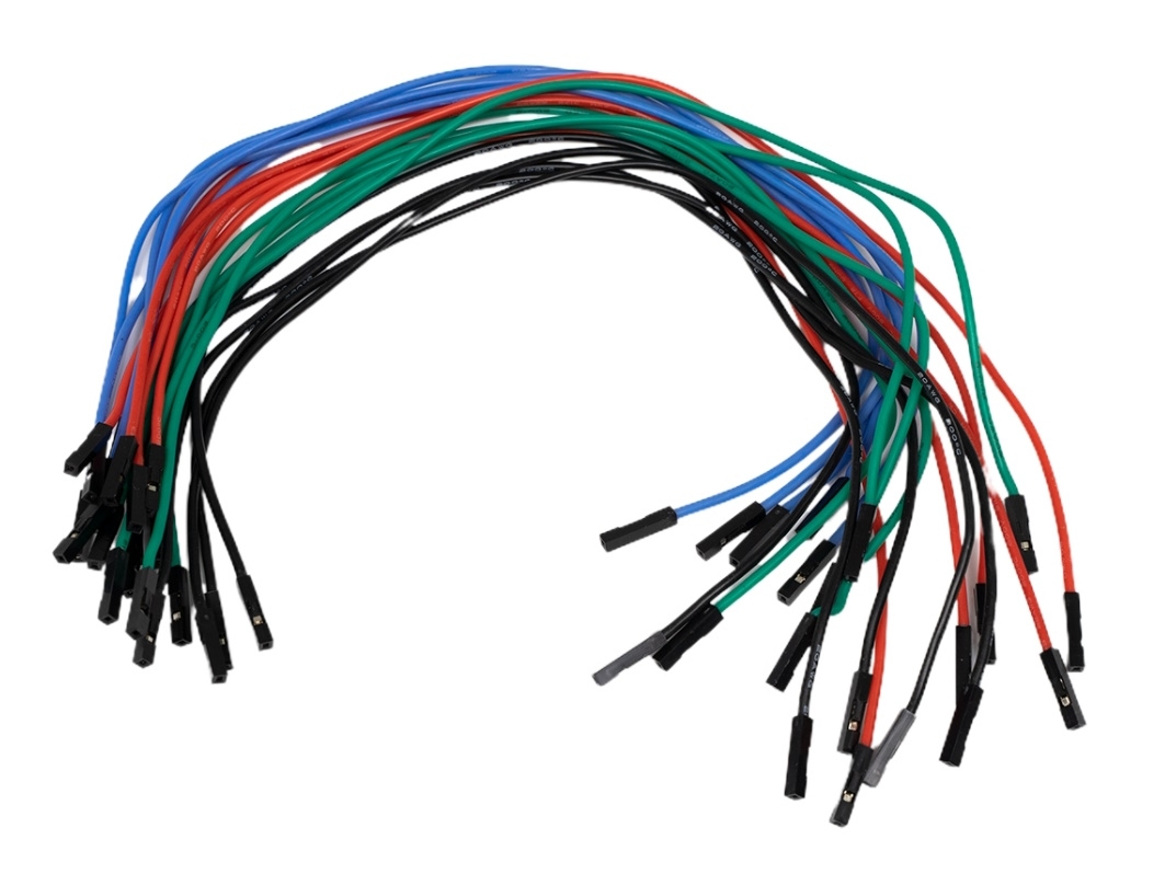 Соединительные силиконовые провода «мама-мама» (20 шт. / 30 см) для Arduino ардуино