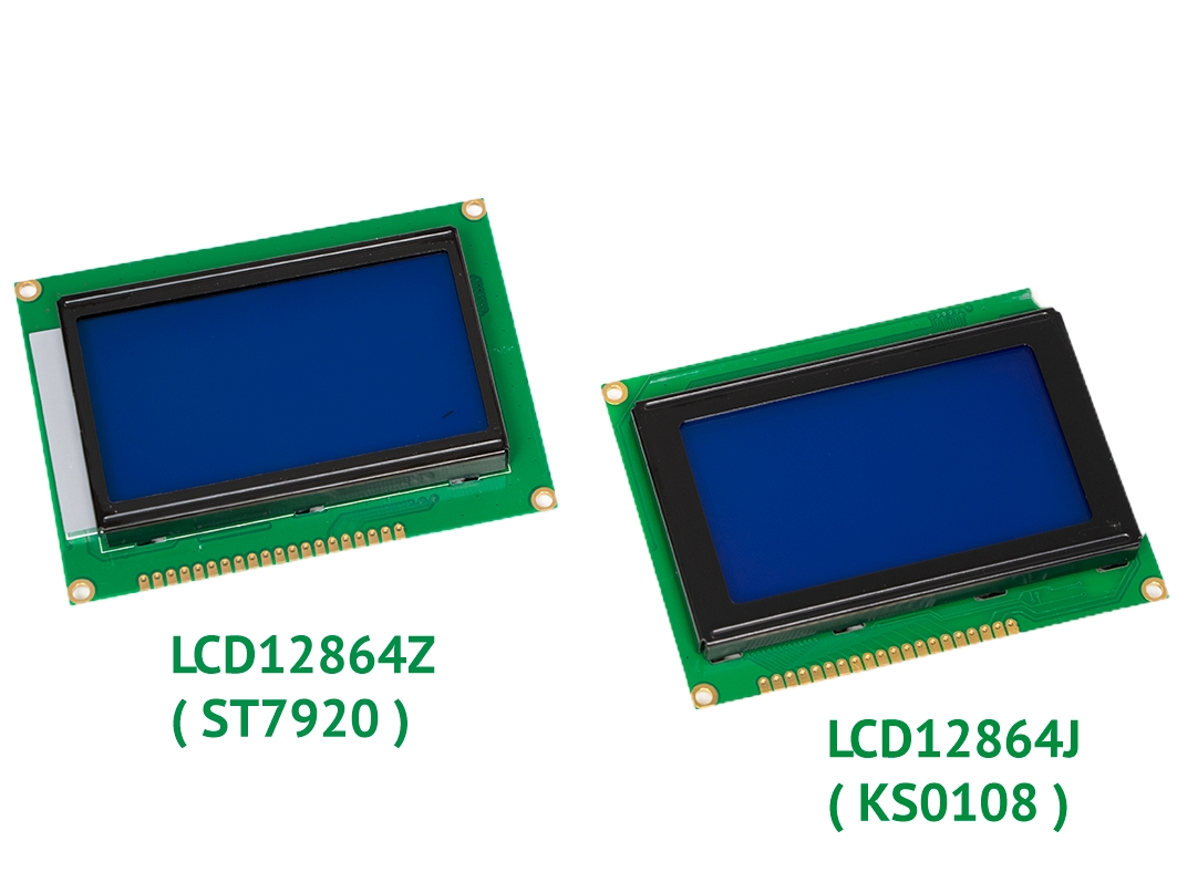  LCD 128x64 графический LCM12864J (KS0108), синяя подсветка для Arduino ардуино
