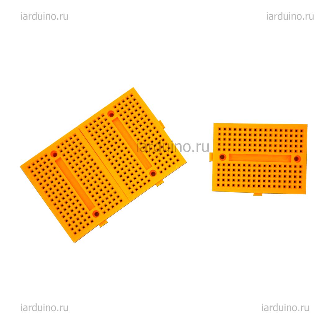  Breadboard 170 контактов (Желтый) для Arduino ардуино