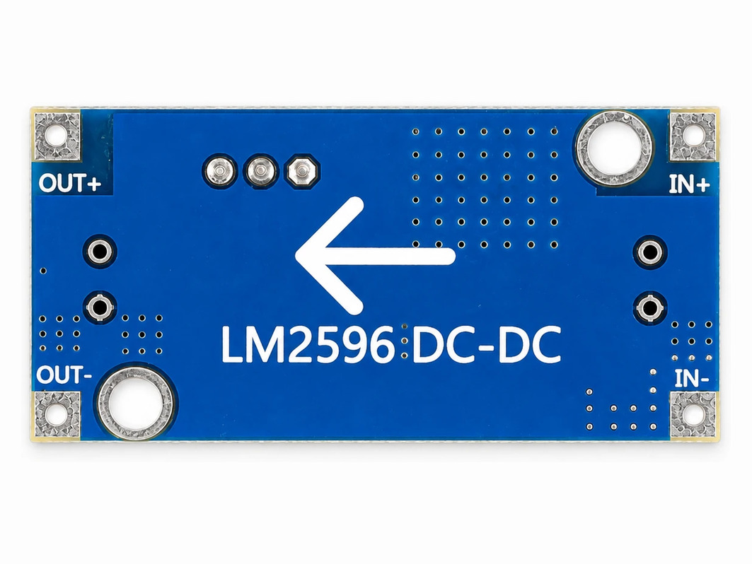  Понижающий DC-DC преобразователь LM2596S (регулируемый, 3 А) для Arduino ардуино