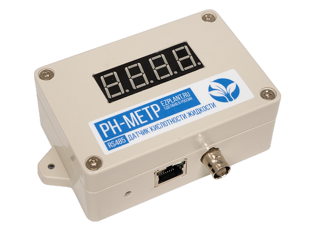  Датчик кислотности жидкости (pH-метр) с дисплеем, RS485 / Modbus для Arduino ардуино