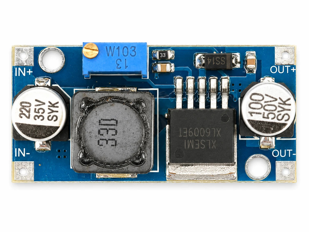  Повышающий DC-DC преобразователь XL6009 (регулируемый, до 35 В) для Arduino ардуино