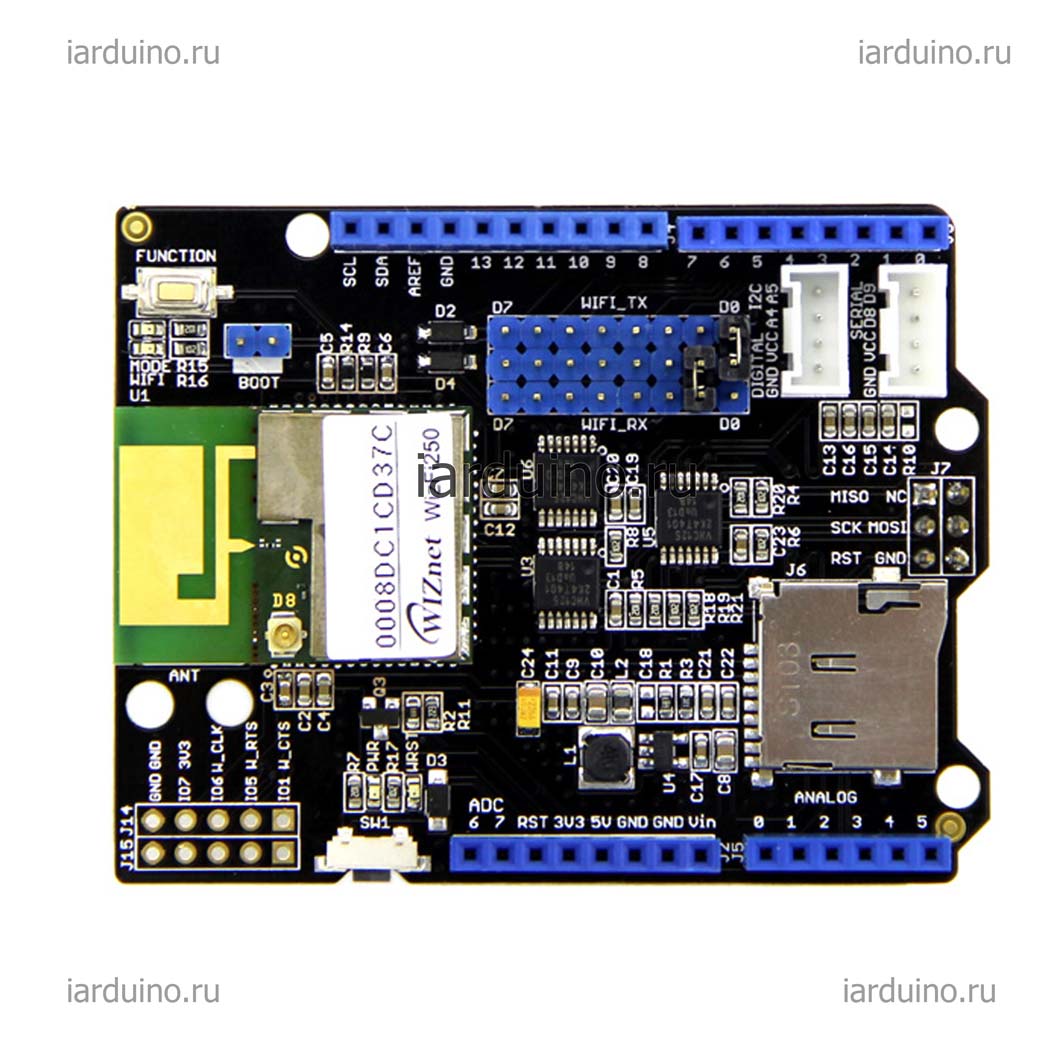  Grove - Wifi Shield (Fi250)  wizfi250 для Arduino ардуино