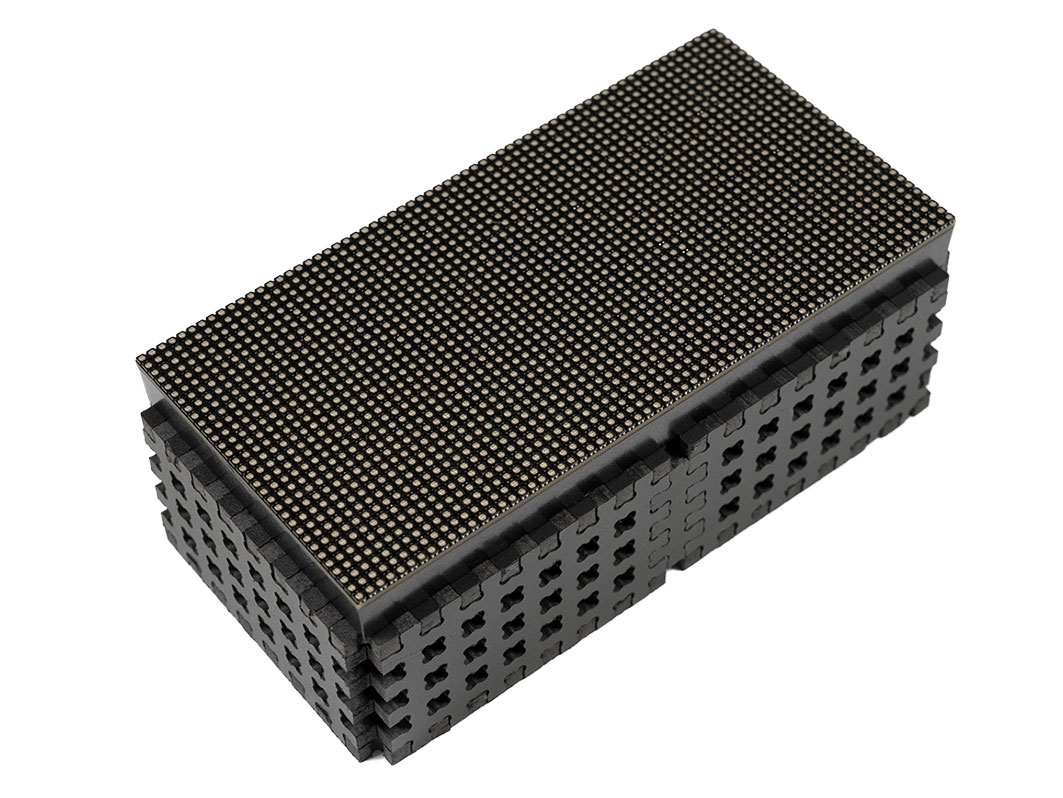  Конструктор ПВХ Чёрный «Крепления RGB матрицы P2.5 64×32» для Arduino ардуино