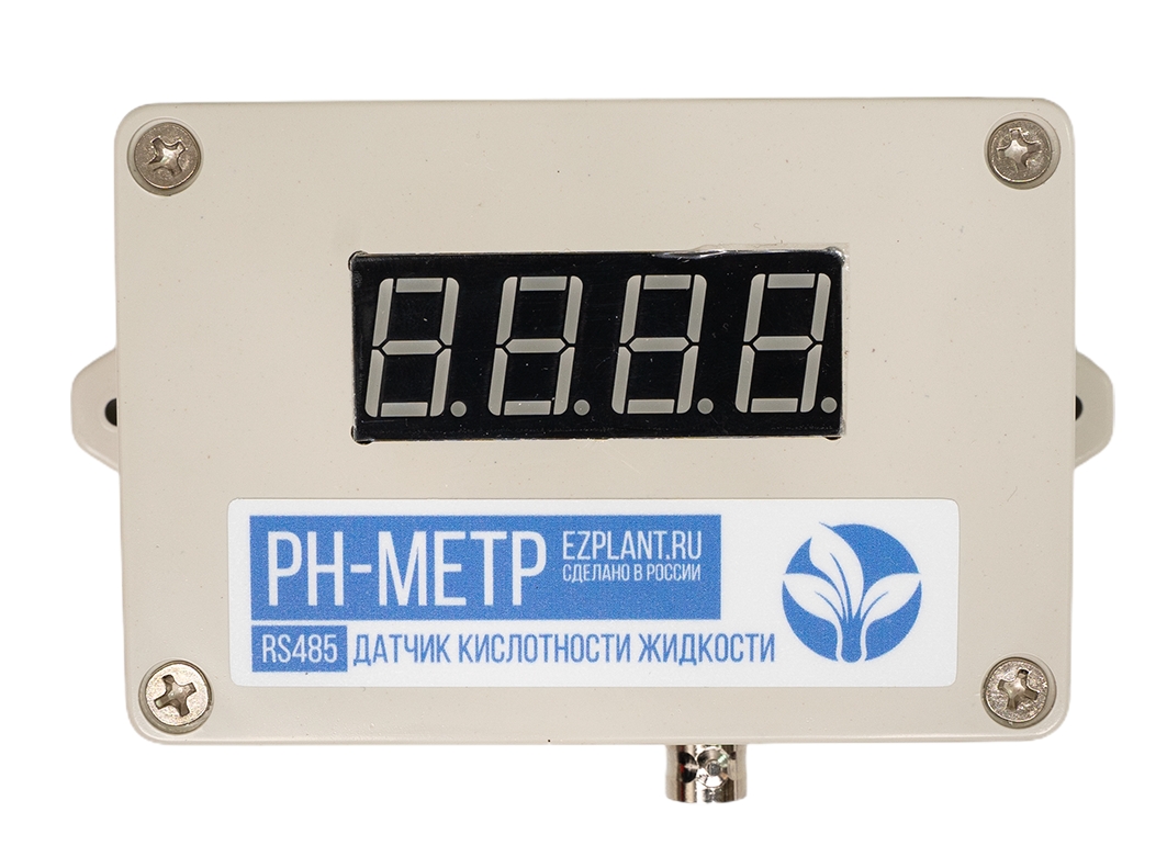  Датчик кислотности жидкости (pH-метр) с дисплеем, RS485 / Modbus для Arduino ардуино