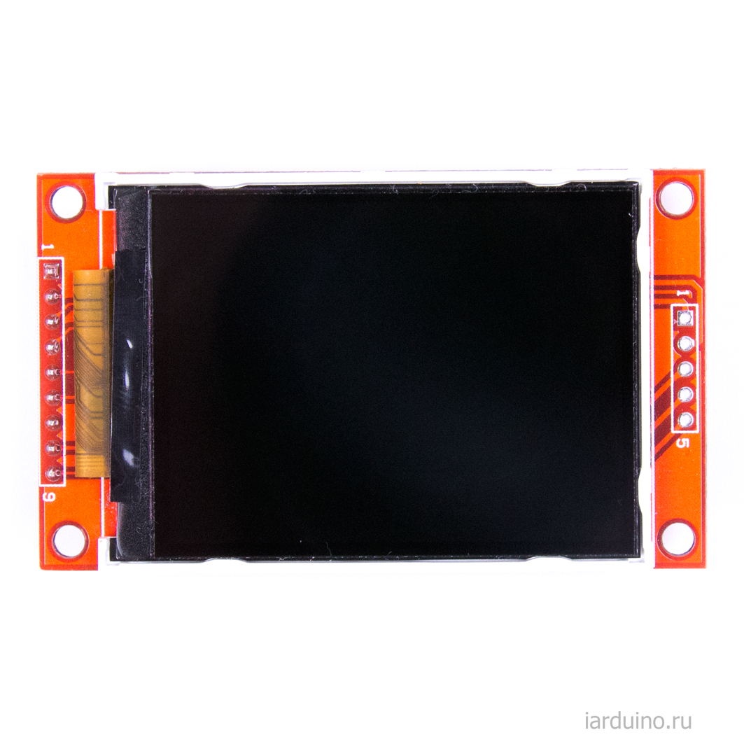  Цветной графический TFT-экран 320×240 / 2,2” для Arduino ардуино