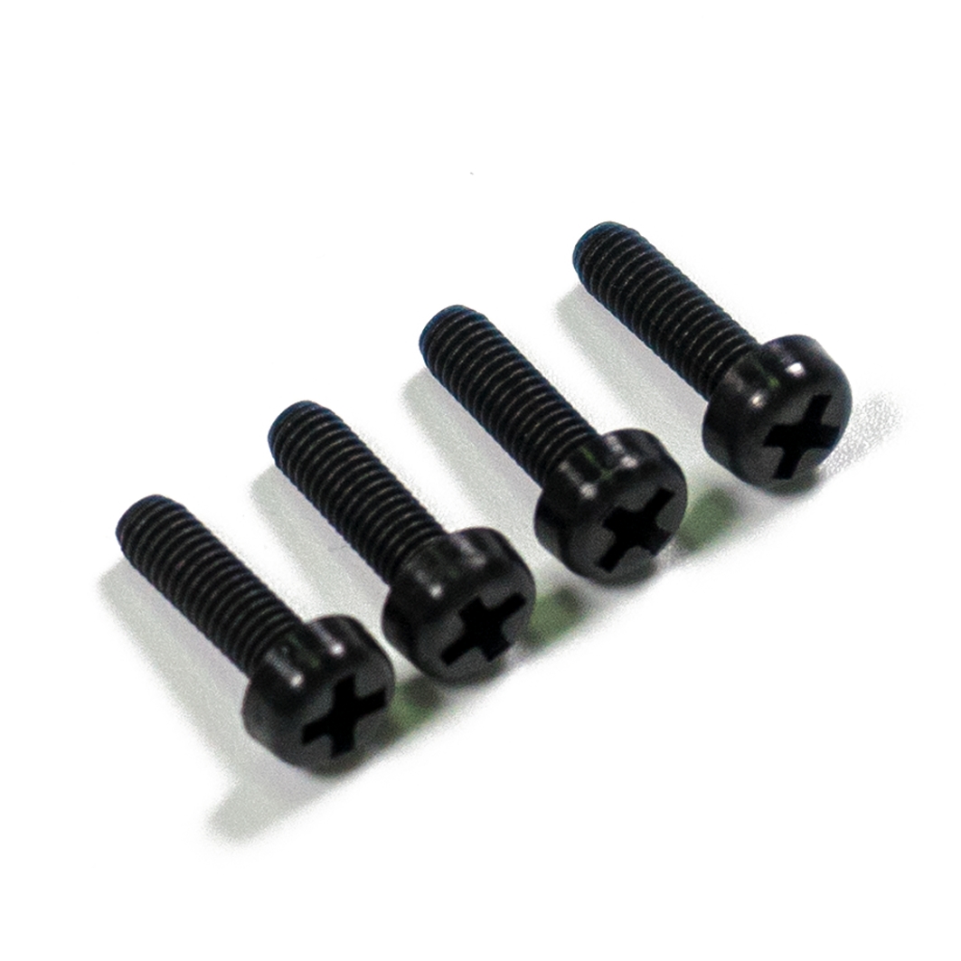  Винт М3*8 Nylon-black, 4 штуки для Arduino ардуино
