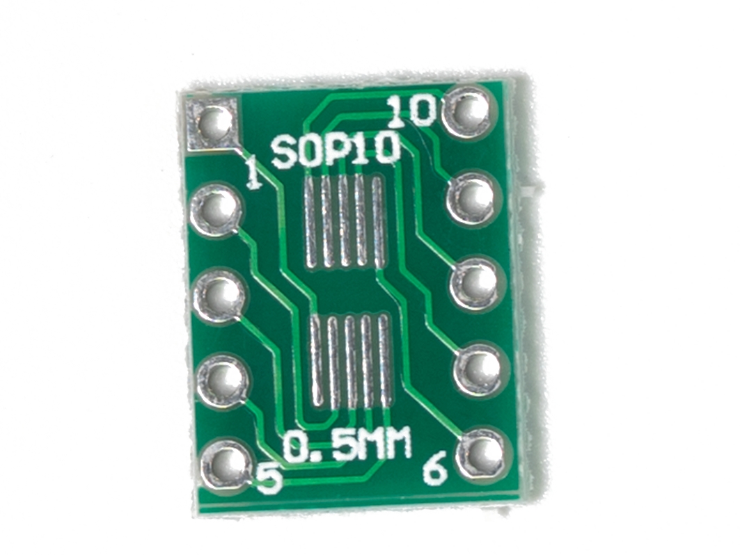  Макетная плата-переходник SOP4-10 05мм, SOT23 0.95мм в 2.54мм для Arduino ардуино