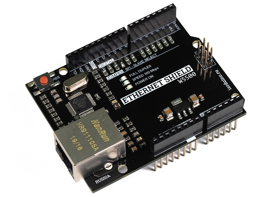  Ethernet Shield W5500  для Arduino ардуино