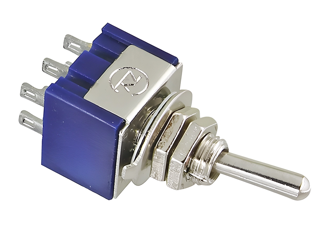  Переключатель перекидной MTS-202 (6 pin / DPDT / ON-OFF-ON) для Arduino ардуино