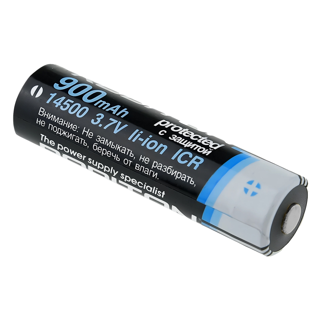  Аккумулятор Robiton 14500 Li-ion (3,7 В / 900 м·Ач / С защитой) для Arduino ардуино