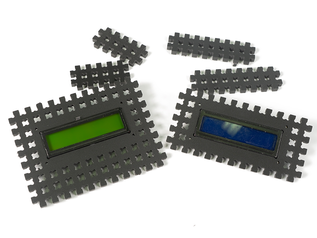  Крепления LCD1602 (конструктор ПВХ) для Arduino ардуино