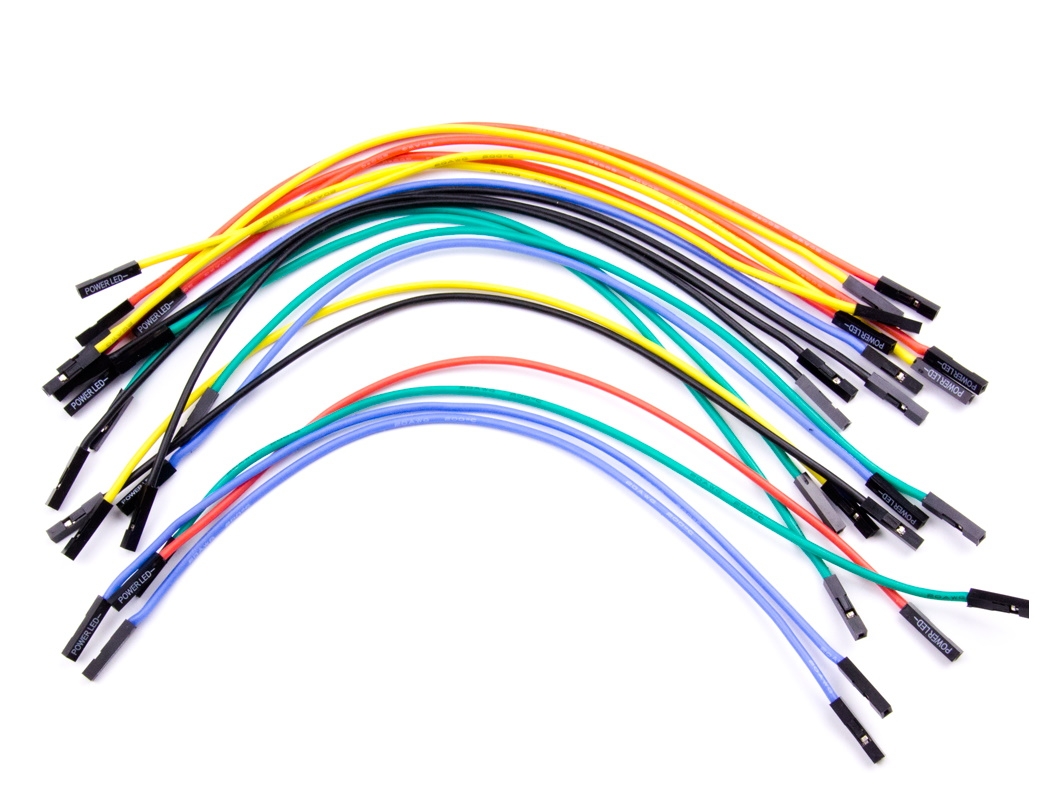  Соединительные силиконовые провода «мама-мама» (20 шт. / 20 см) для Arduino ардуино
