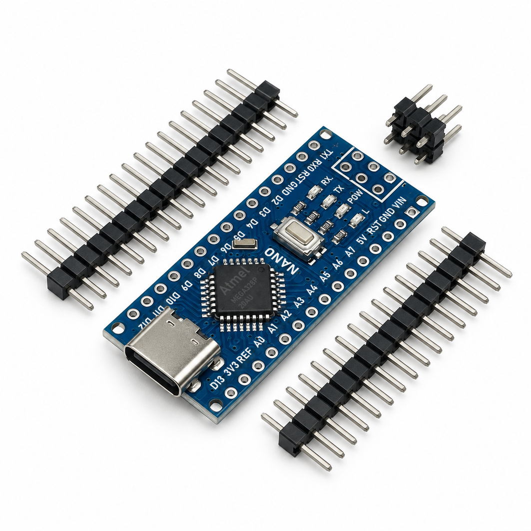  Arduino Nano (USB CH340 / Type-C / Без ног) для Arduino ардуино