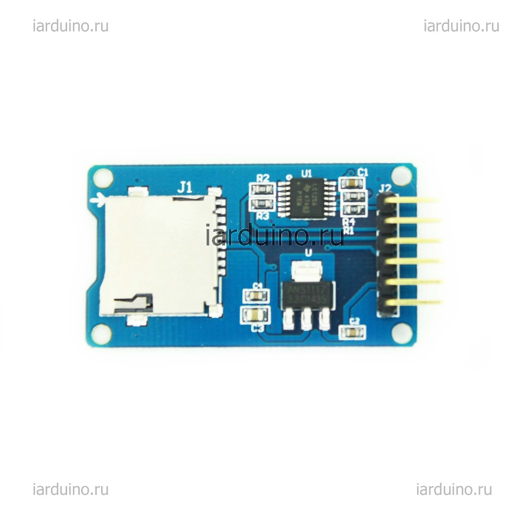  SPI адаптер карт MicroSD v1.0 для Arduino (Работает с официальными программами  Arduino) для Arduino ардуино