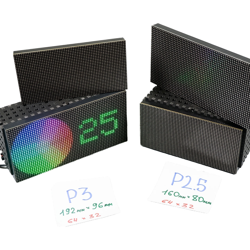  Конструктор ПВХ Чёрный «Крепления RGB матрицы P3 64×32» для Arduino ардуино