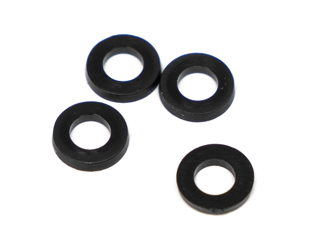  Шайба М3 Nylon-black, 4 штуки для Arduino ардуино