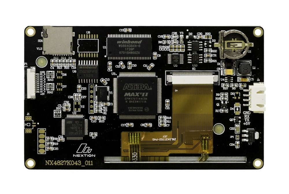  Цветной сенсорный дисплей Nextion Enhanced 4,3” / 480×272 для Arduino ардуино