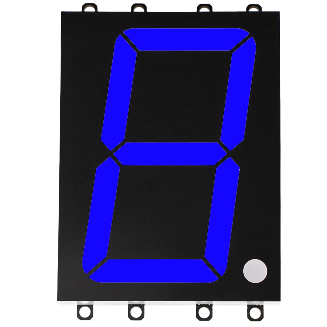  7-сегментный дисплей 86*65мм, синий для Arduino ардуино