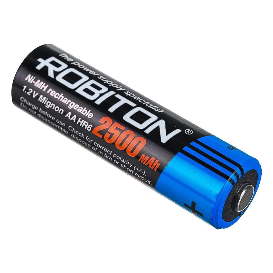  Аккумулятор Robiton AA Ni-MH (1,2 В / 2500 м·Ач) для Arduino ардуино