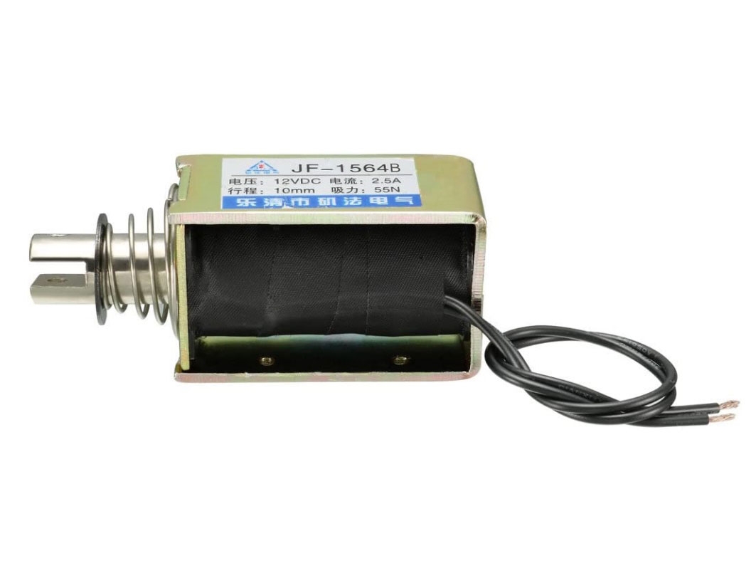 Купить Соленоид JF-1564B (55 Н, 12 В) Arduino/ESP/Raspberry Pi ...