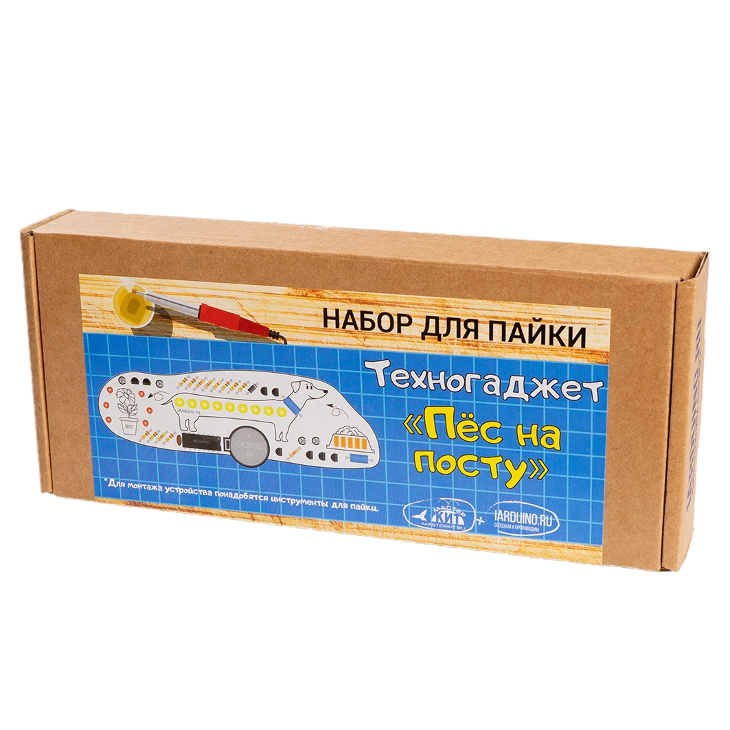  Набор для пайки — Техногаджет «Пёс на посту» для Arduino ардуино