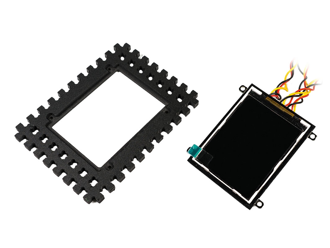  Конструктор ПВХ Чёрный «Крепления LCD 2,8”» для Arduino ардуино