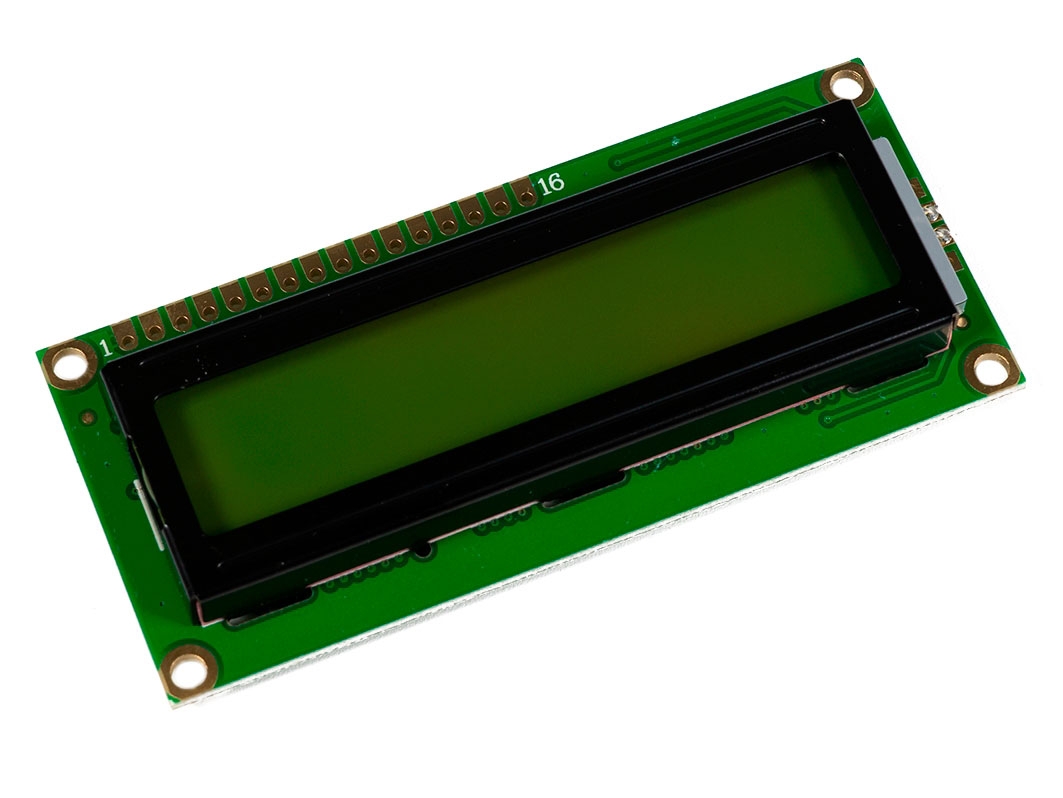  Символьный дисплей LCD1601 (Зелёная подсветка) для Arduino ардуино