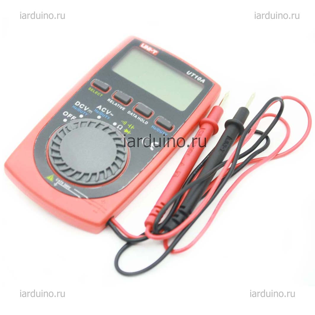  Карманный мультиметр UNI-T UT10A для Arduino ардуино