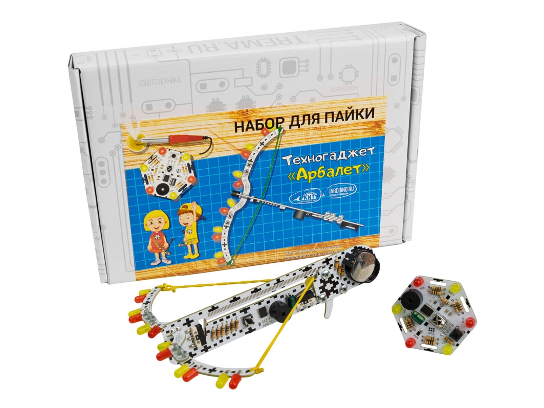  Набор для пайки — Техногаджет &laquo;Арбалет&raquo; для Arduino ардуино