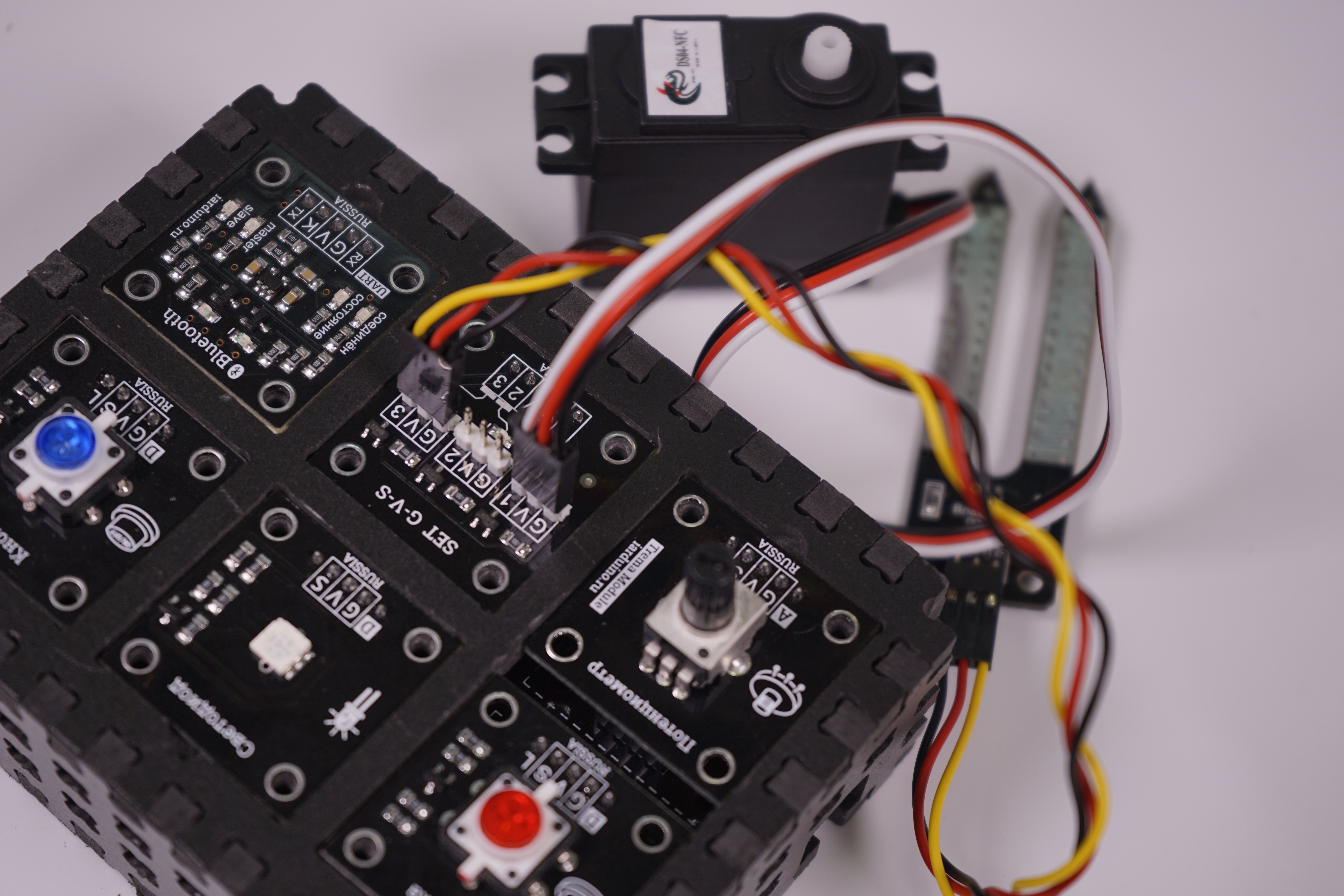  Корпус Set Box XL, черный (конструктор ПВХ) для Arduino ардуино