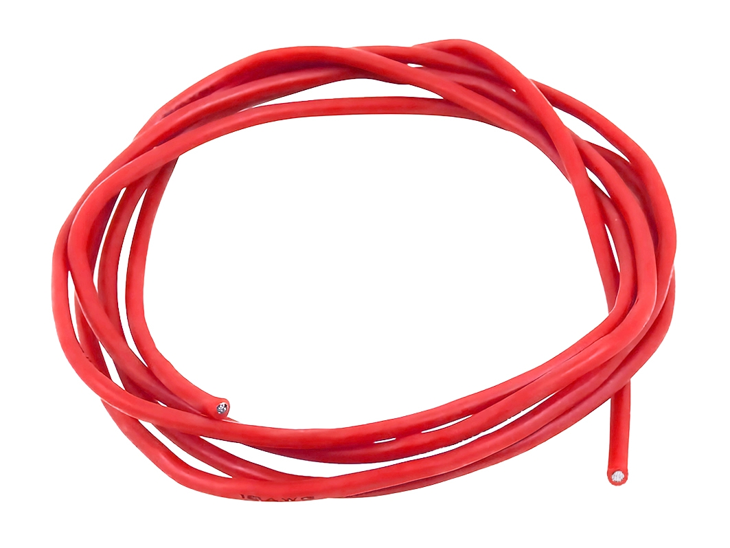  Силиконовый провод 20AWG (1 м / Красный) для Arduino ардуино