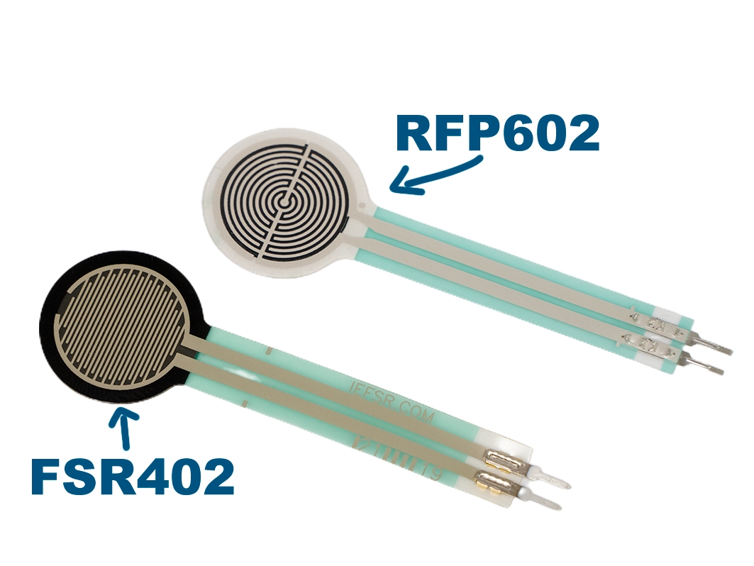  Резистор давления (12 мм), RFP602 (аналог FSR402) для Arduino ардуино