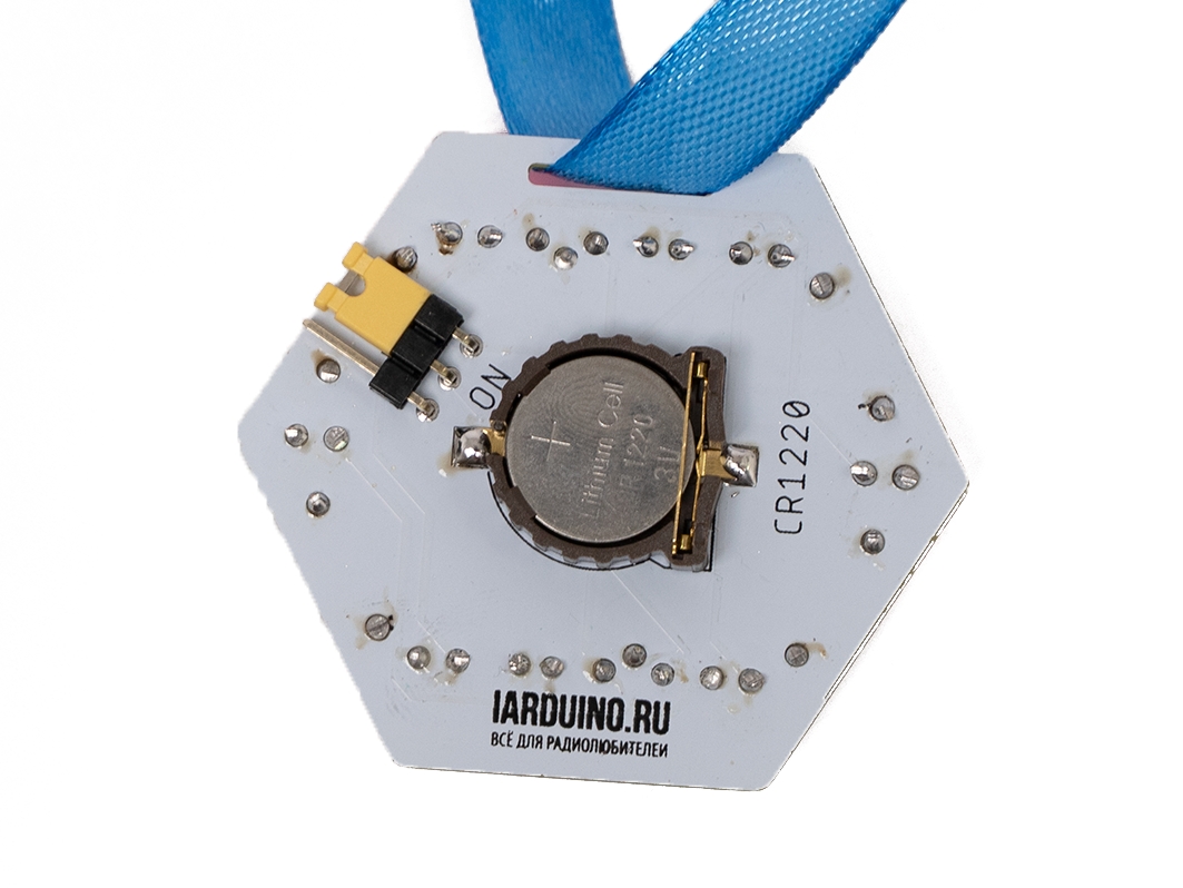  Набор для пайки — Техномедальон «Горячая штучка» для Arduino ардуино
