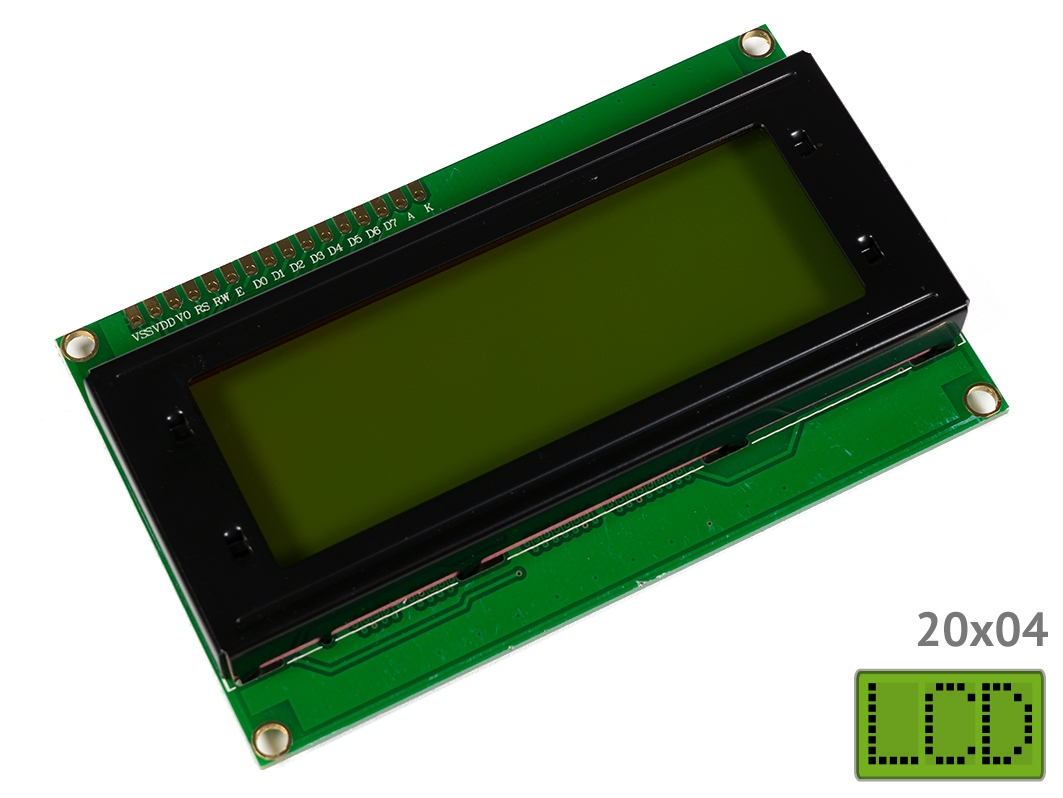  LCD2004 Символьный дисплей 20x4, зеленая подсветка для Arduino ардуино