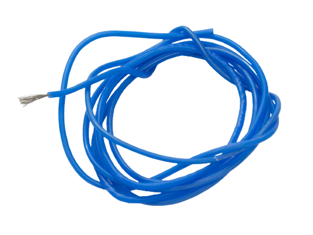  Мягкий силиконовый провод 24AWG, синий, 1 метр для Arduino ардуино